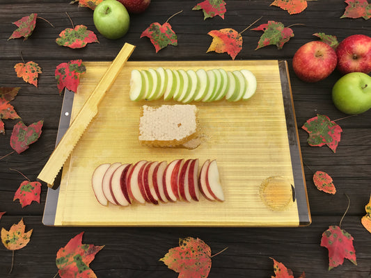 Use your Challah board for apples and honey