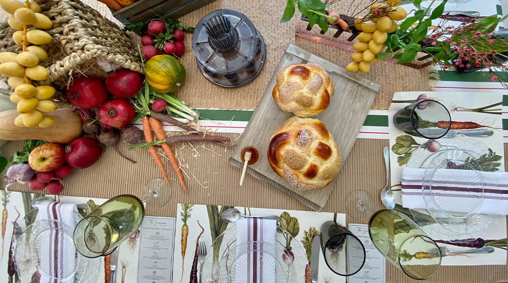 A Luncheon Table Inspired By Rosh Hashanah Simanim