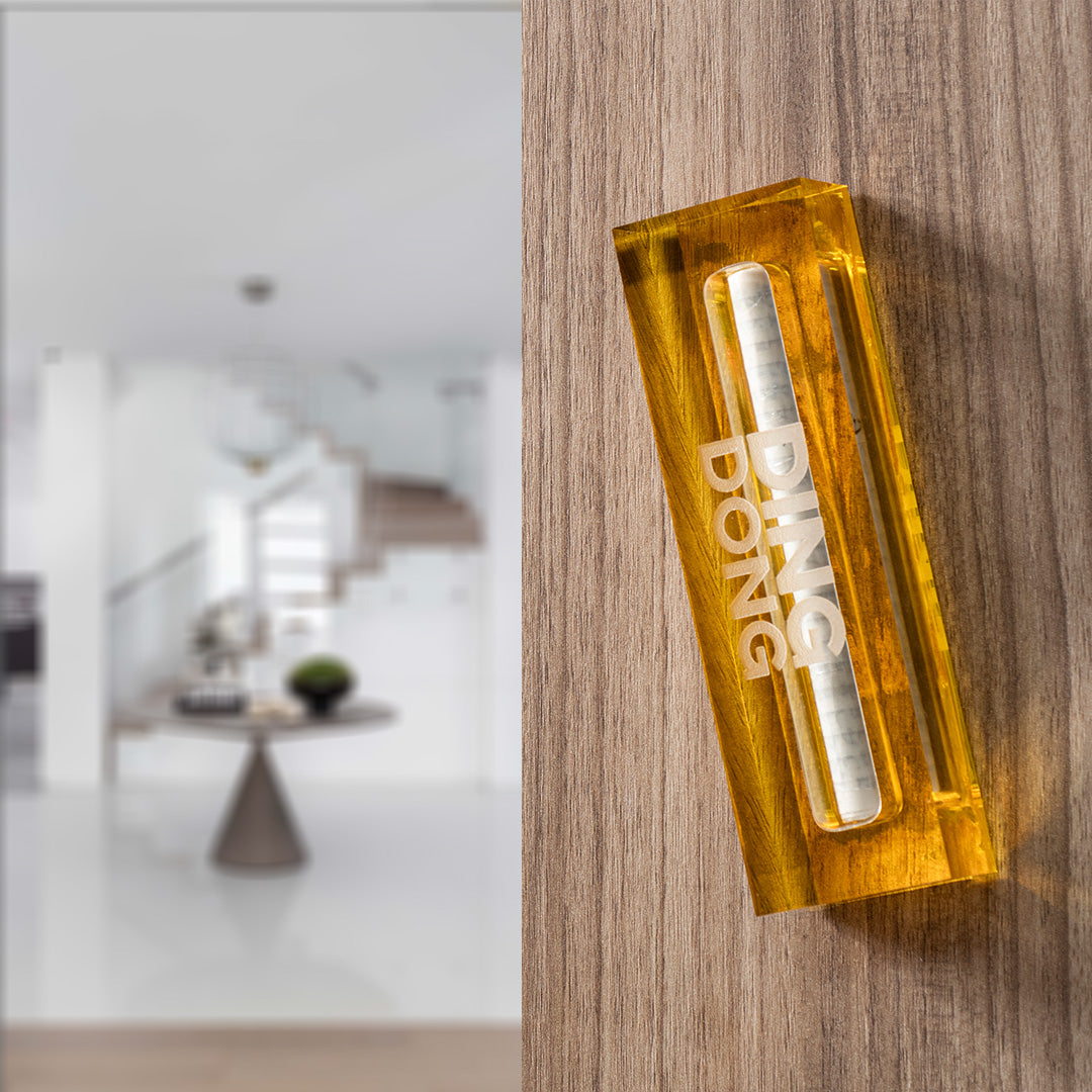 Mezuzah Medium Yellow - Ding Dong