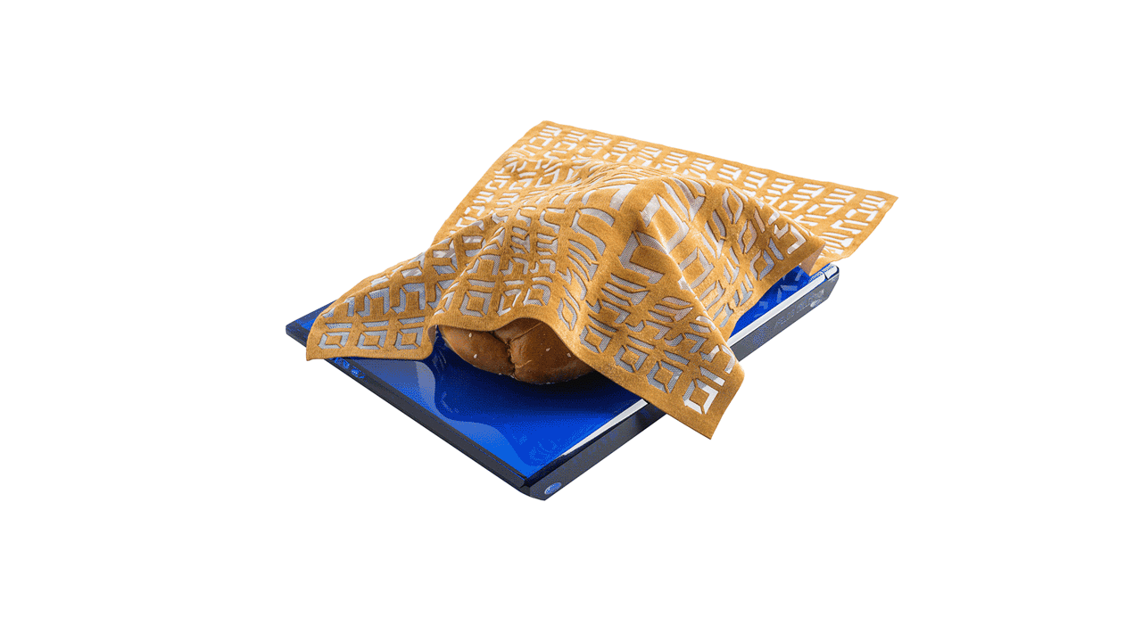 Challah Cover Pebbles Champagne – Apeloig Collection