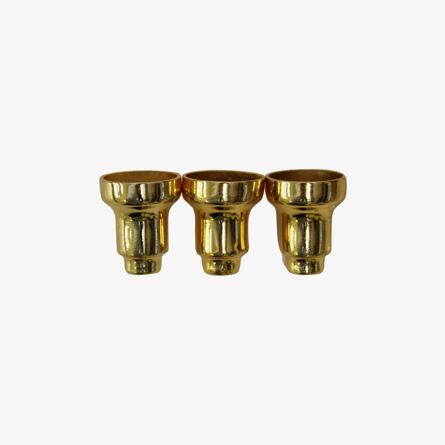 Extra Candle Insert Drip Cups Gold