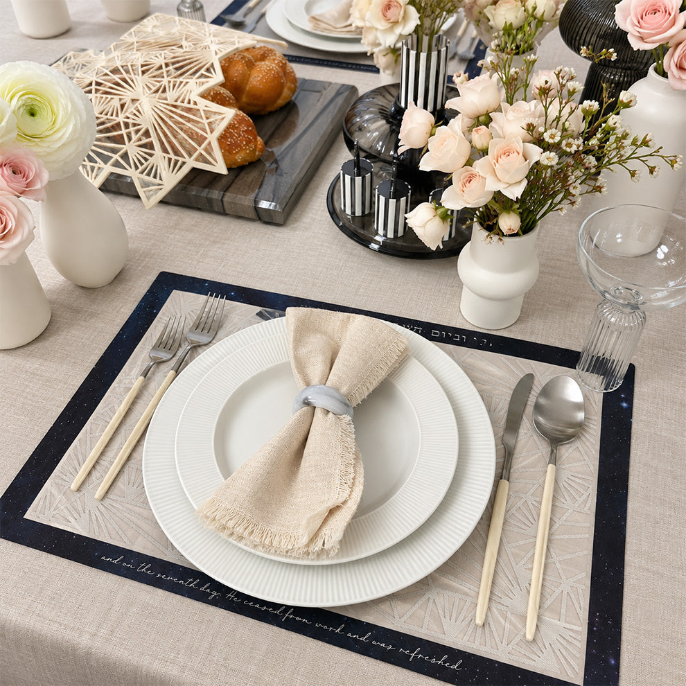Creation & Shabbat Paper Placemat Pad