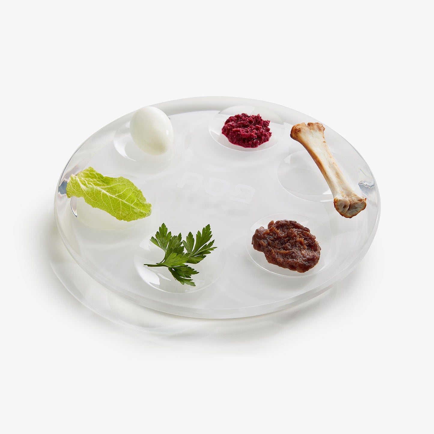 Passover Plate White