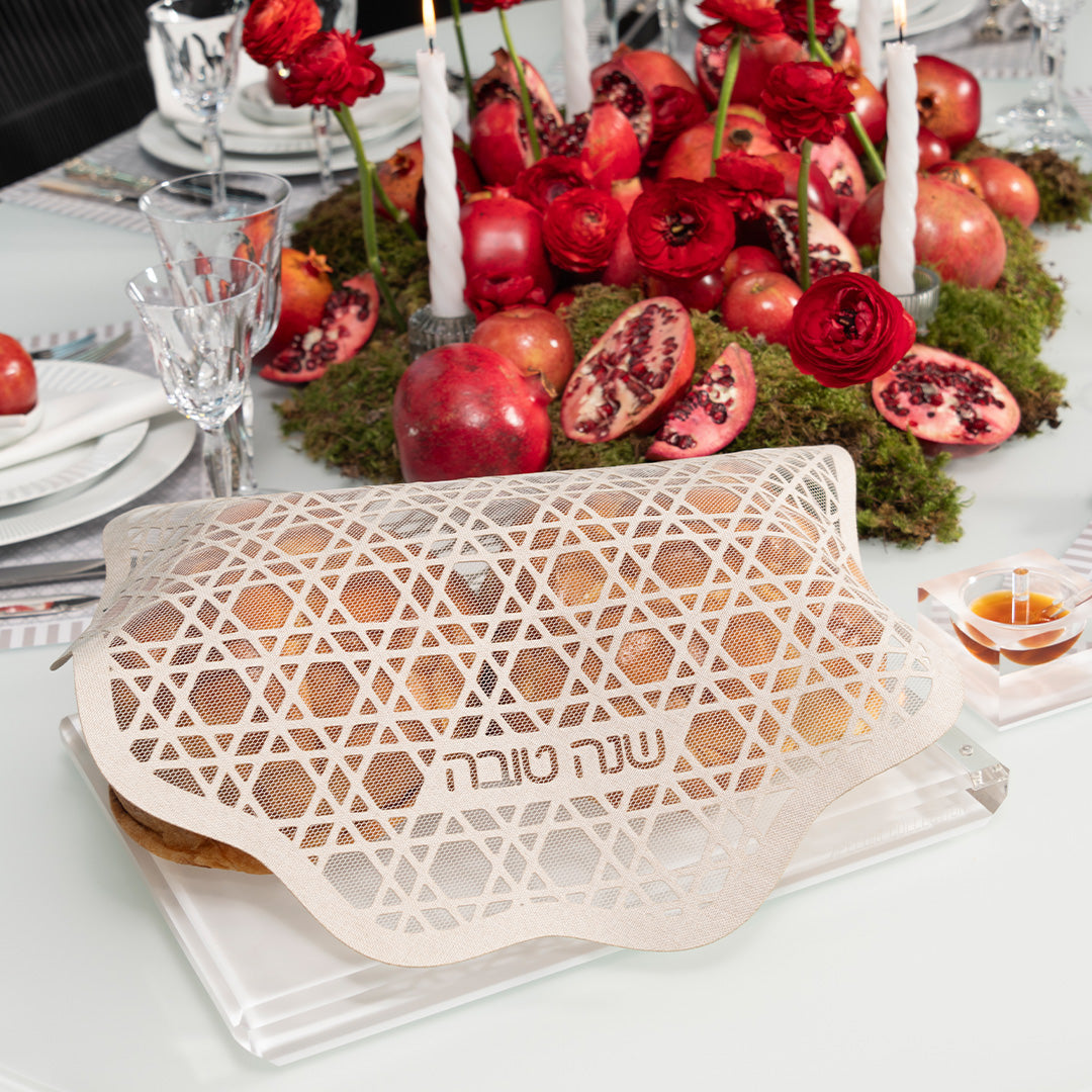 Rattan Starlace Challah Cover