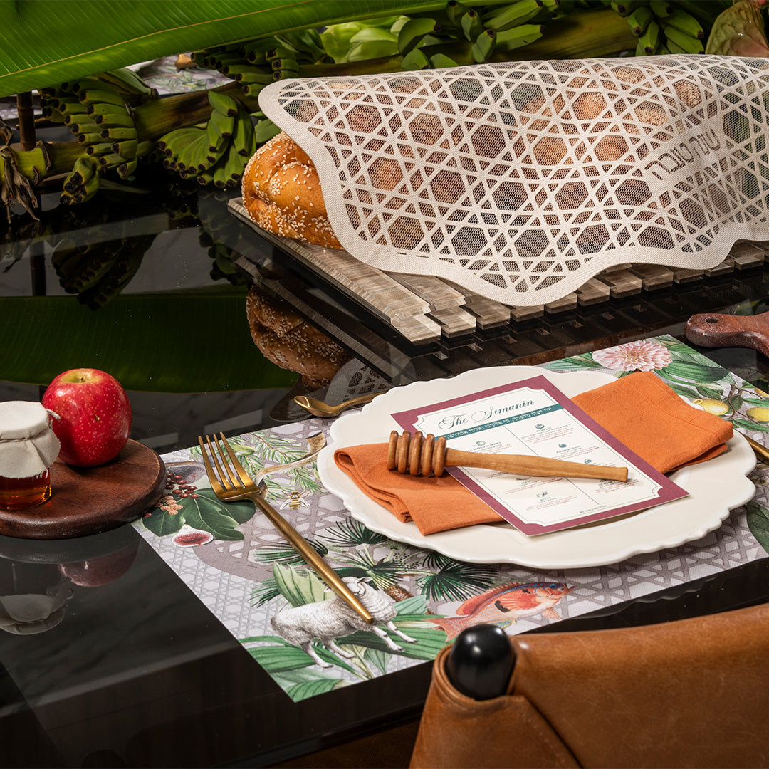 Rattan Starlace Challah Cover
