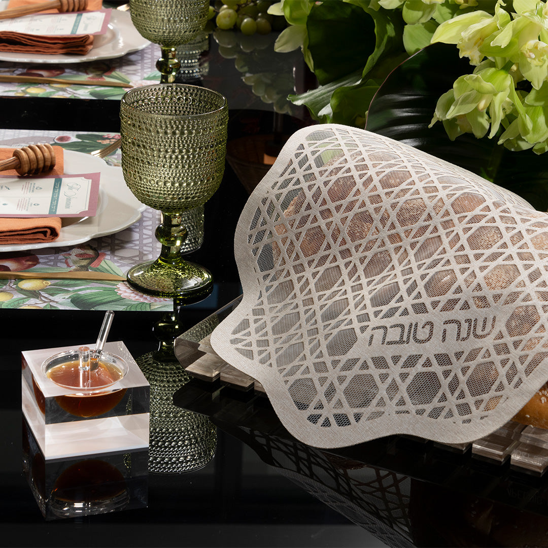 Rattan Starlace Challah Cover