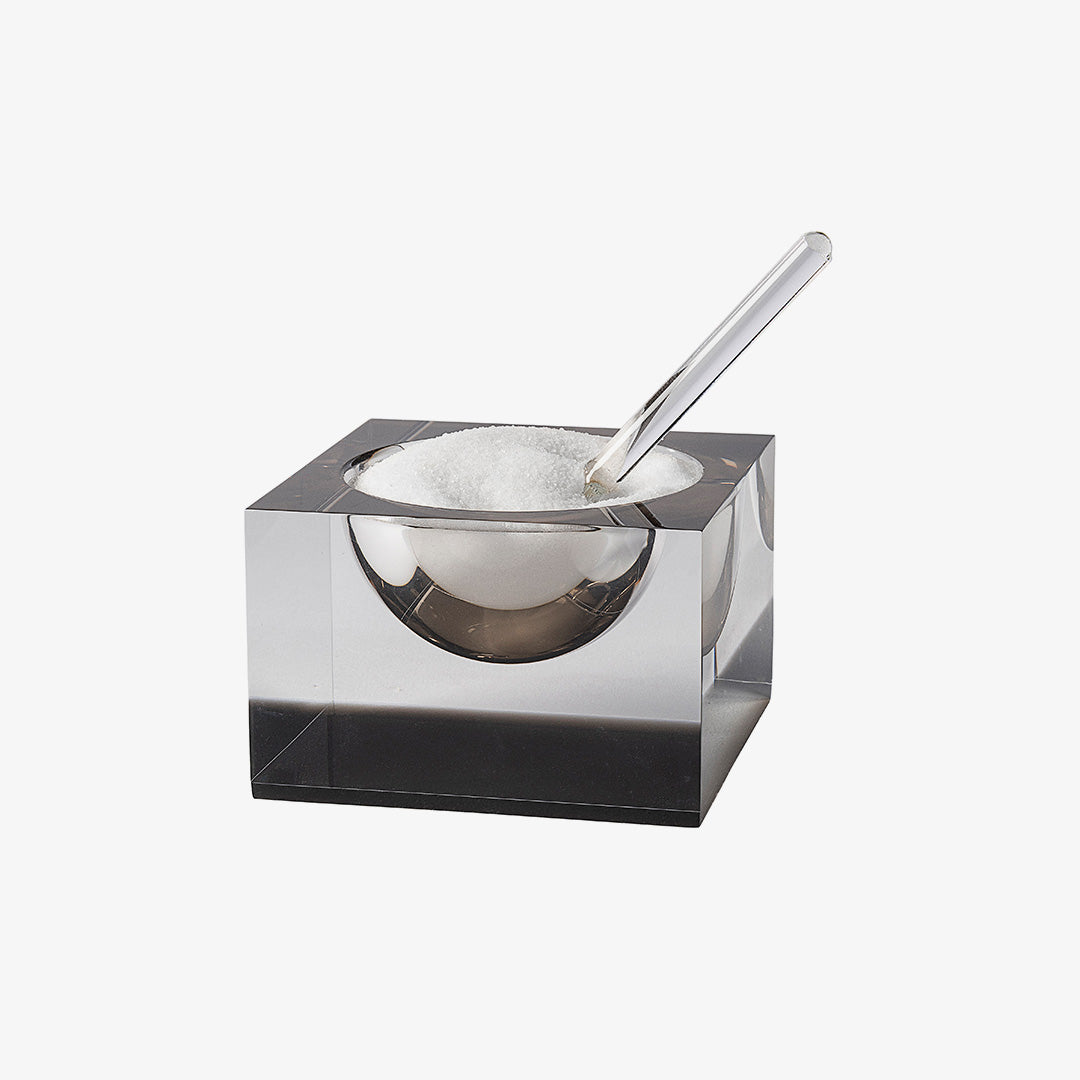 Acrylic Honey & Salt Dish Smoke