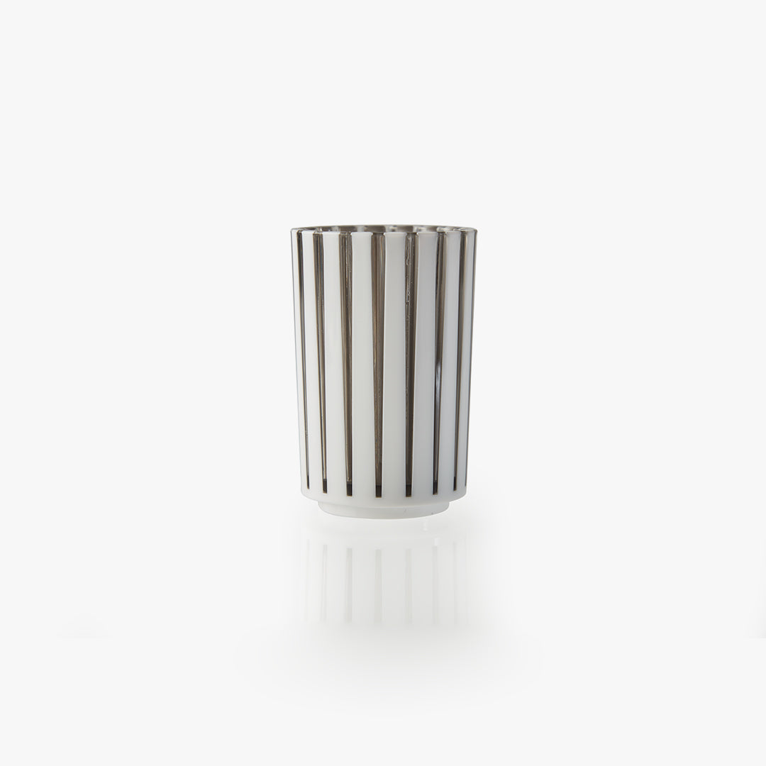 Kiddush Cups Smoke & White