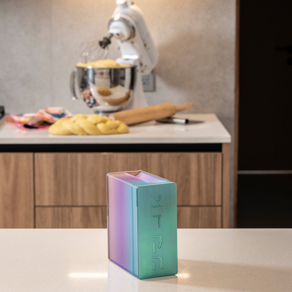 Tzedakah Box Iridescent