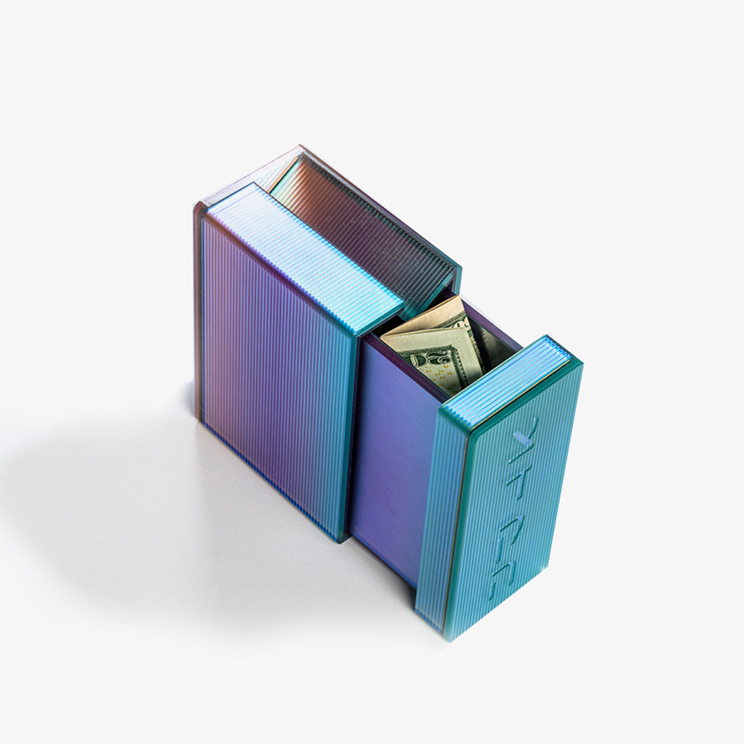Tzedakah Box Iridescent