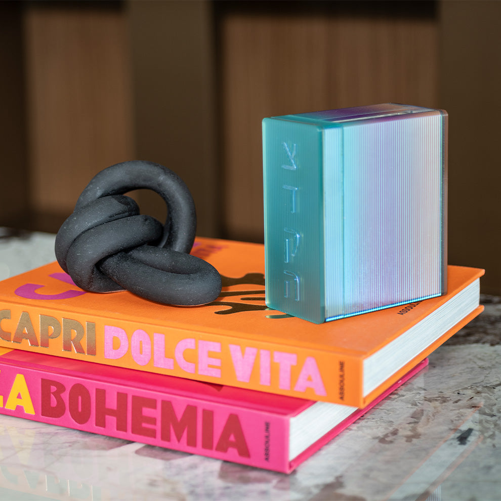 Tzedakah Box Iridescent
