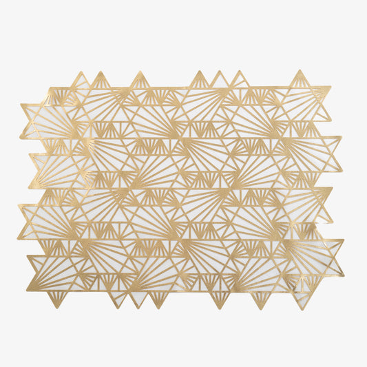 Challah Cover Magen David Gold