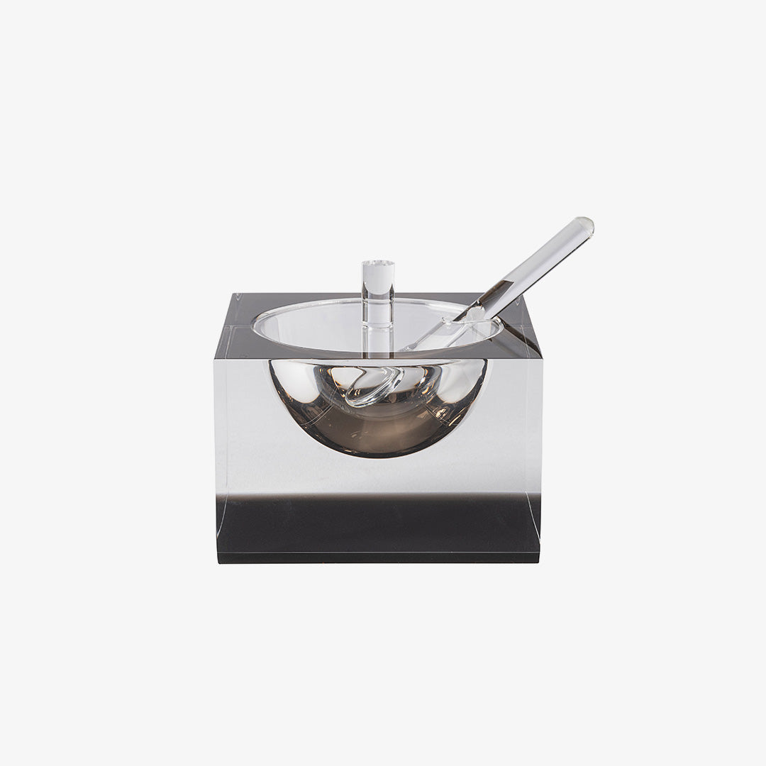 Acrylic Honey & Salt Dish Smoke