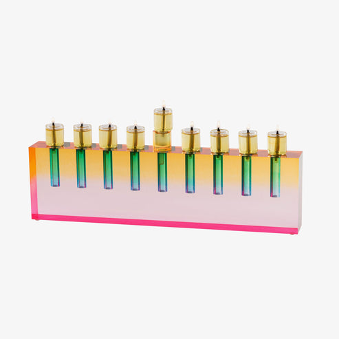 Apeloig Modern Lucite Menorah